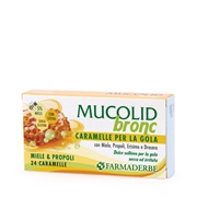 Mucolid Bronc 24 Caramelle Balsamiche Miele&Propoli